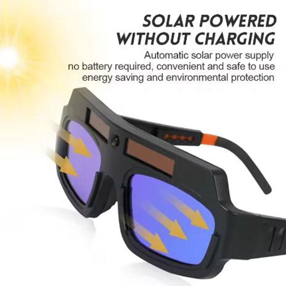 Anti-glare Argon Arc Welding Glasses Solar Powered Welding Goggles  Goggles Tools