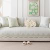 Simple Wind Sofa Cushion  New Summer Seat Cushion One-Piece Cover Cloth Towel Fixed Combination Sofa Cover