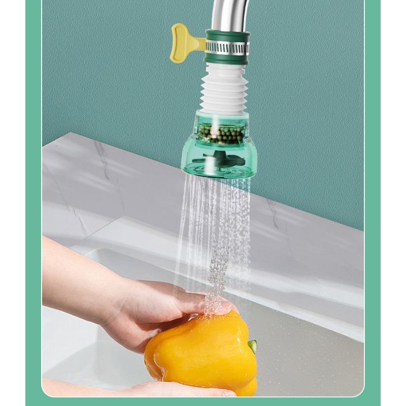 Wasserhahnfilter, Haushalts-Leitungswasserreiniger, Spritzfester Duschkopfverlängerer, Booster-Filterkartusche, Universeller Wasserfilter