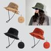 Outdoor Sun Protection Hat With Wide Brim Nylon Foldable For Men And Women