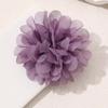 Camellia Shape Brooch Flower Theme Clothes Chiffon Breastpin for Loved Ones