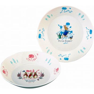 Yamaka Shoten Peter Rabbit Pasta Plate Curry Plate Diameter 22cm Pair 2 Pieces Tableware Set Goods Peter Rabbit Tableware Character Plate Dish Stylish