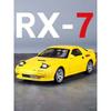 1/32 Mazda RX-7 Alloy Car Modelo Diecast Metal Sports Vehicles Modelo Alta Simulação Som e Luz Coleção Crianças Brinquedo Presente