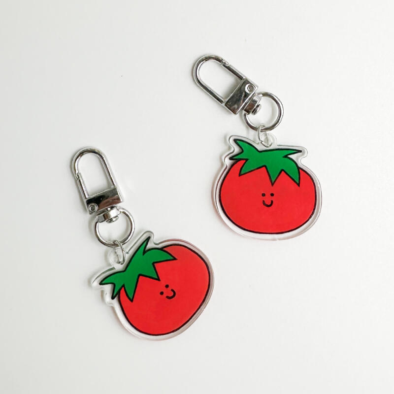 Tomato Keychain Lucky Key Holder Birthday Gift Birthday Gift