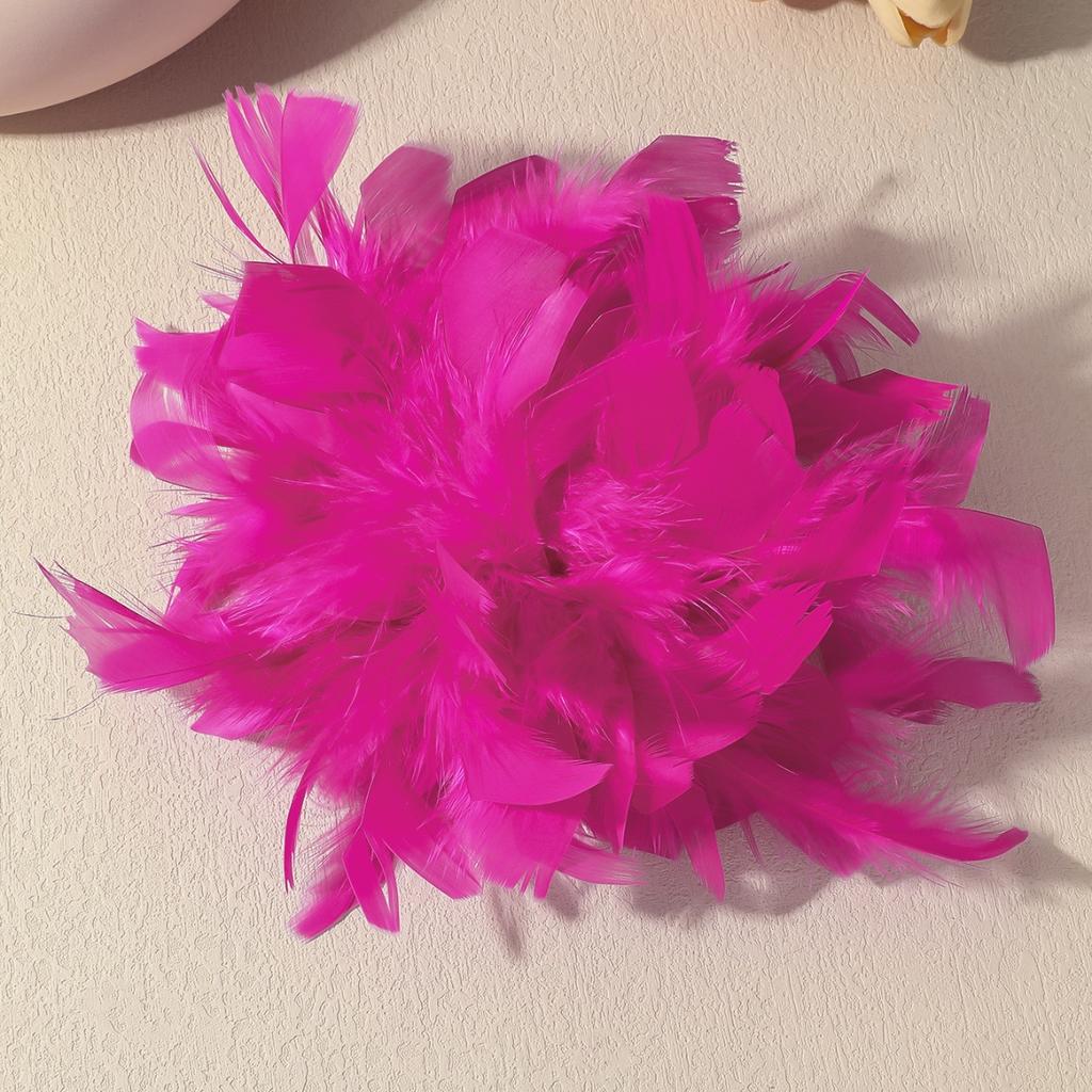 20CM Mode Übertriebene Feder Blume Große Brosche für Frauen Dame Luxus Persönlichkeit Reversnadeln Party Hochzeit Kleidung Schmuck