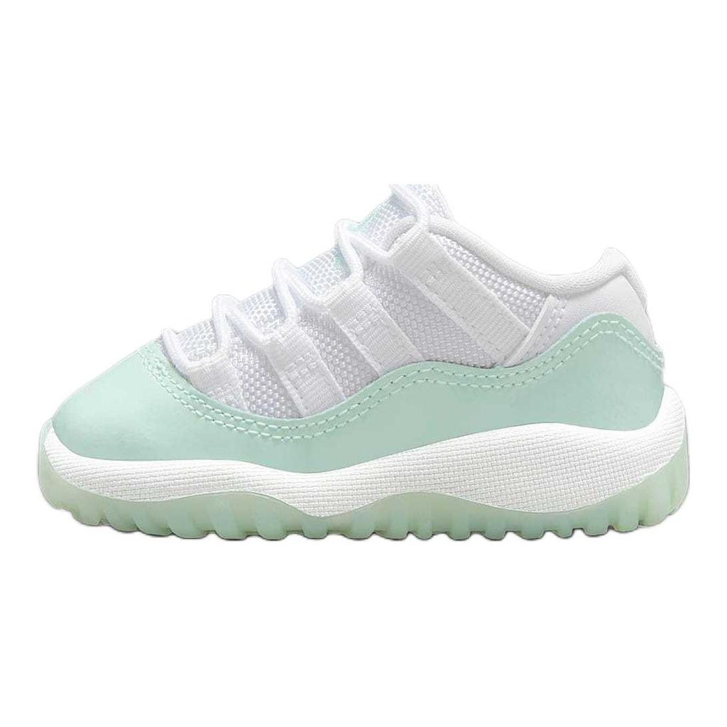 Air Jordan 11 Retro Low TD Igloo Baby Sneakers Green White 645107-103