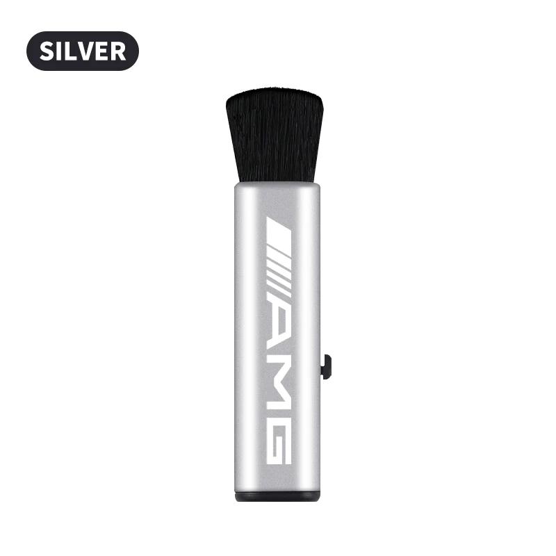 CRY1 Car Interior Cleaning Brush Telescopic Small Soft Brush Accessories Sticker For Mercedes Benz GLK GLA A B C E R G Class C180 S20