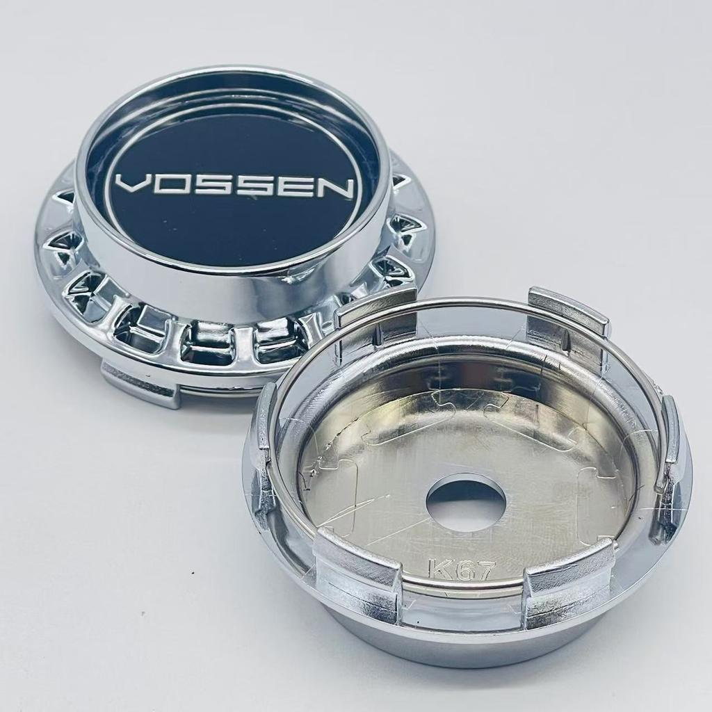 4pcs/Set 67mm Car Wheel Center Cap Hub Rim Cap For 45mm VOSSEN Styling Emblem Badge Sticker Styling Accessories