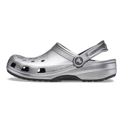 Klassische Leichte und Vielseitige Lochschuhe Unisex Silber