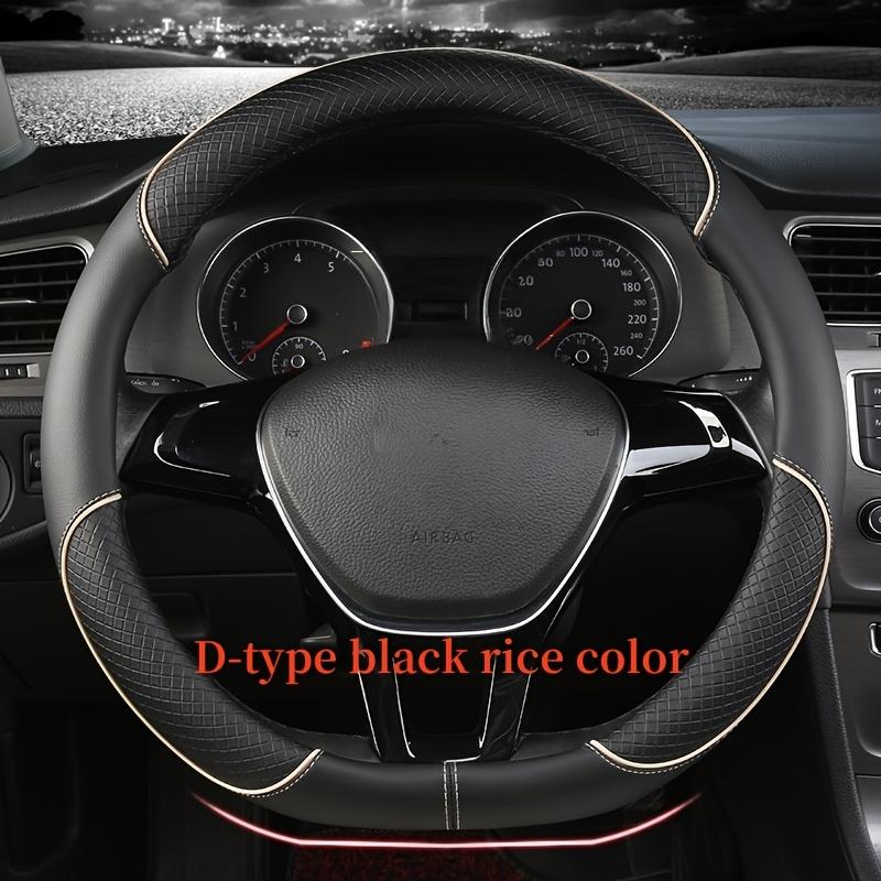 Car Leather Steering Wheel Universal Non-Slip and Wear-Resistant Steering Wheel