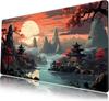 Japanese Anime Kawaii Cat Large Gaming Mouse Pad Xxl Nonslip Rubber Keyboard Mats Computer Laptop Office Desk Decor