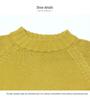 2026 Spring Yellow Knit Top & Blue Skirt Color Block Casual Women's Set