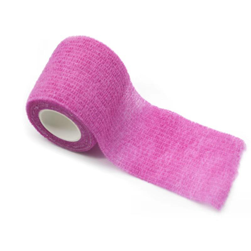 Selbsthaftende elastische Bandage zur Unterstützung von Handgelenk und Knöchel beim Sport