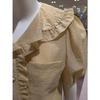 Cc Collect Ruffle Detail Wide Collar Blouse  C262msc136 