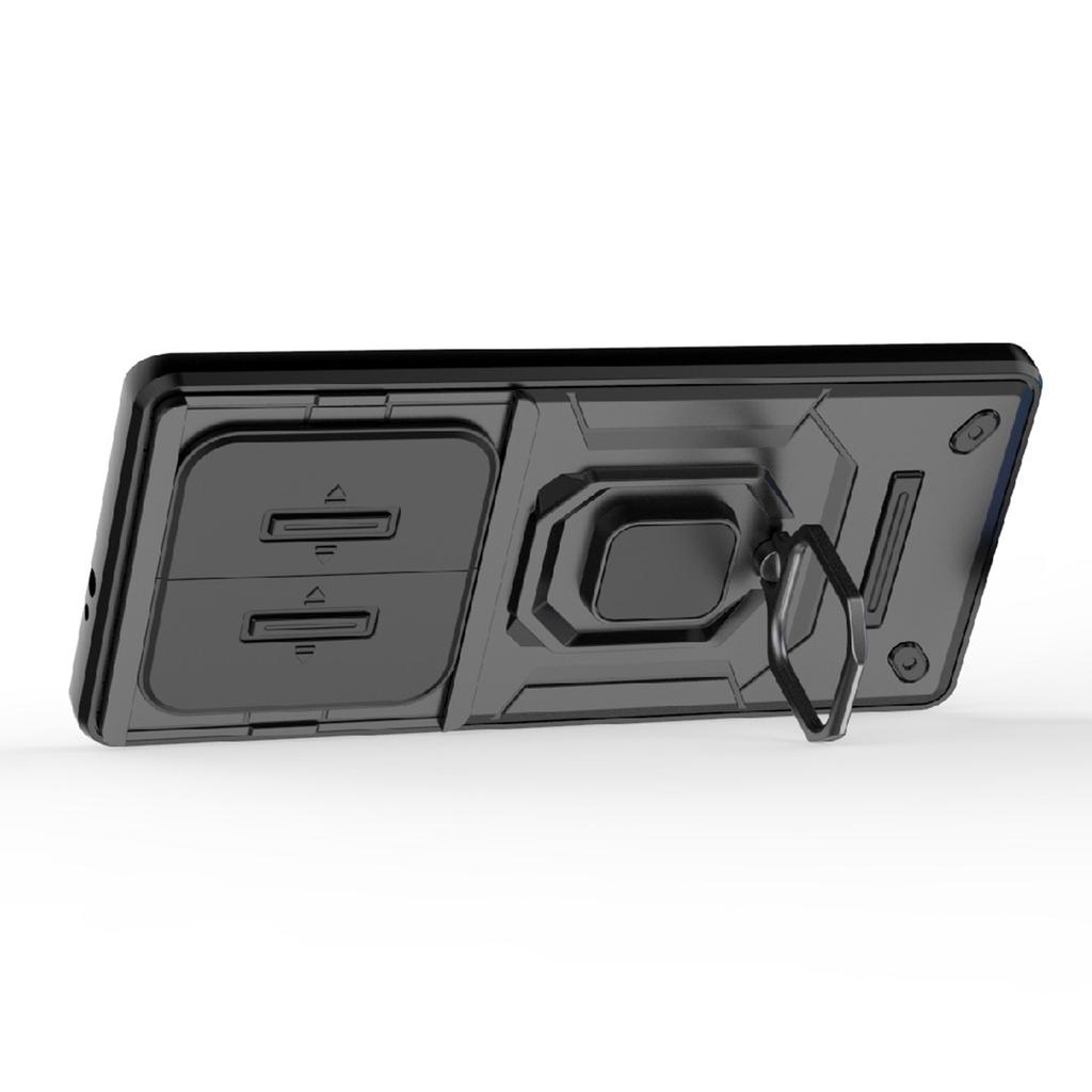 For Honor X40 5G/X9a 5G/Magic5 Lite 5G Case Phone Kickstand Cover with Slide Lens Guard