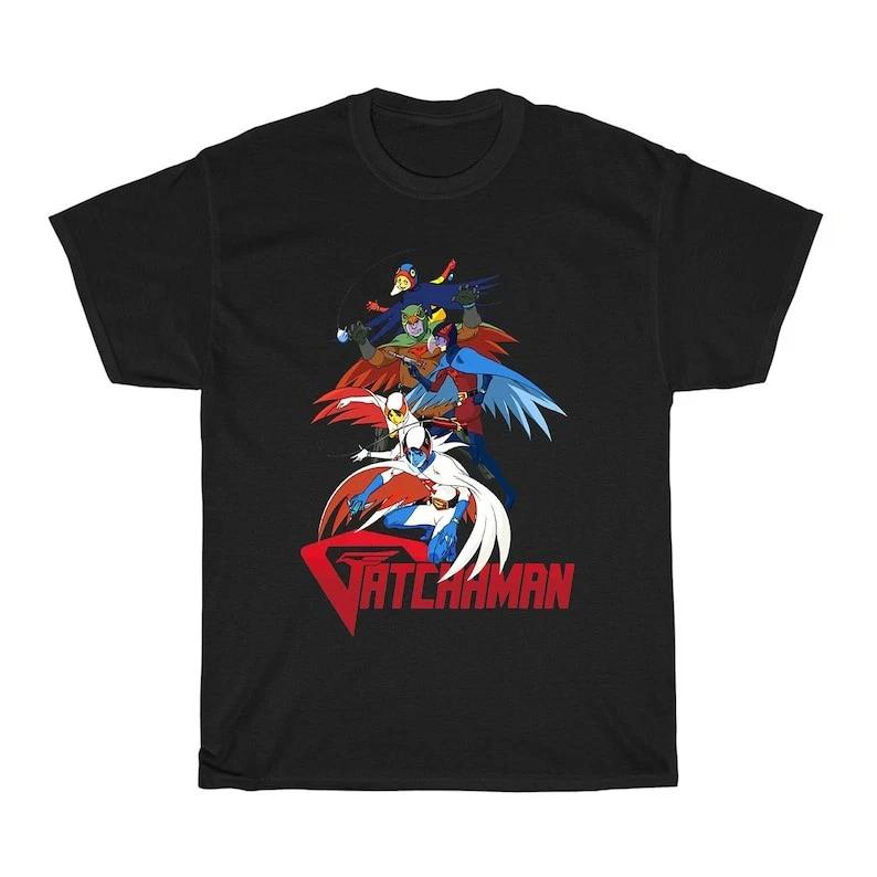 Gatchaman Retro Cartoon Logo T-Shirt Size S-4XL S