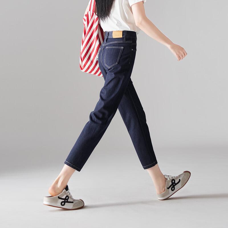 SOFSIL Women's High-Waisted Cropped Slim Jeans