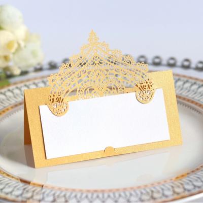 Lace Seat Card Laser Hollow Festival Handwritten Card Wedding Seat Card Business Card Stand TableNumber Wedding Decoration Table