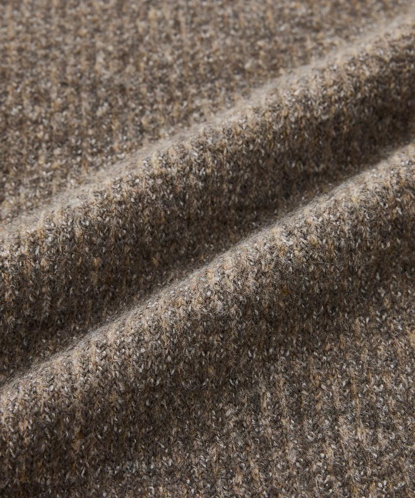 STCO Hug Me_Half-Zip Collar Knit_Brown (Semi-Oversized Fit)_Sktxd62Nsh