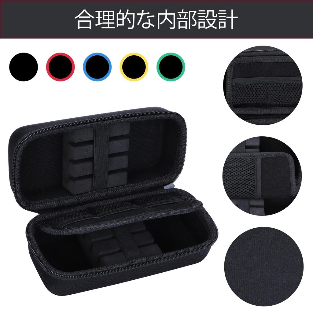 Lebakort Dart Case For Steel Tip And Soft Tip Darts Carrying Storage Holder For Flights Shafts Holds 6 Darts Black Case