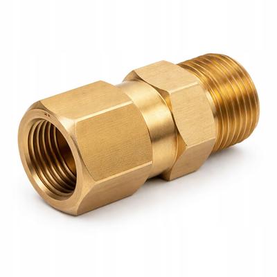 Adapter Redukcja M22x1,5 na M18 Karcher HD HDS – Wysoka Odporność na Ciśnienie | 250 Bar | 150°C | Mosiężny