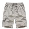 Men's Khaki Cargo Shorts Multi Button Pocket Casual Mid-Length Daily Outdoor Wear