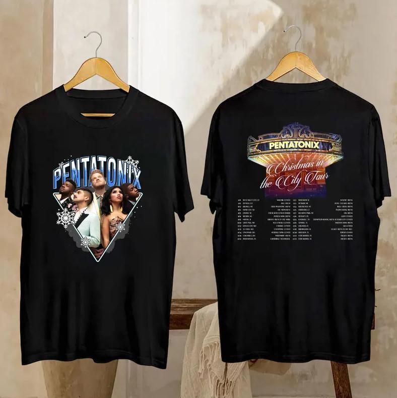 Pentatonix Graphic TShirt | Christmas In The City Tour 2025 Merch Unisex T-Shirt S