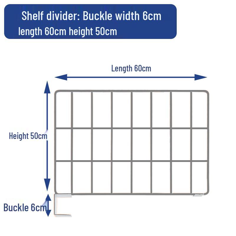 Warehouse Shelving Divider Mesh Grid Partition for Storage and Display Racks
