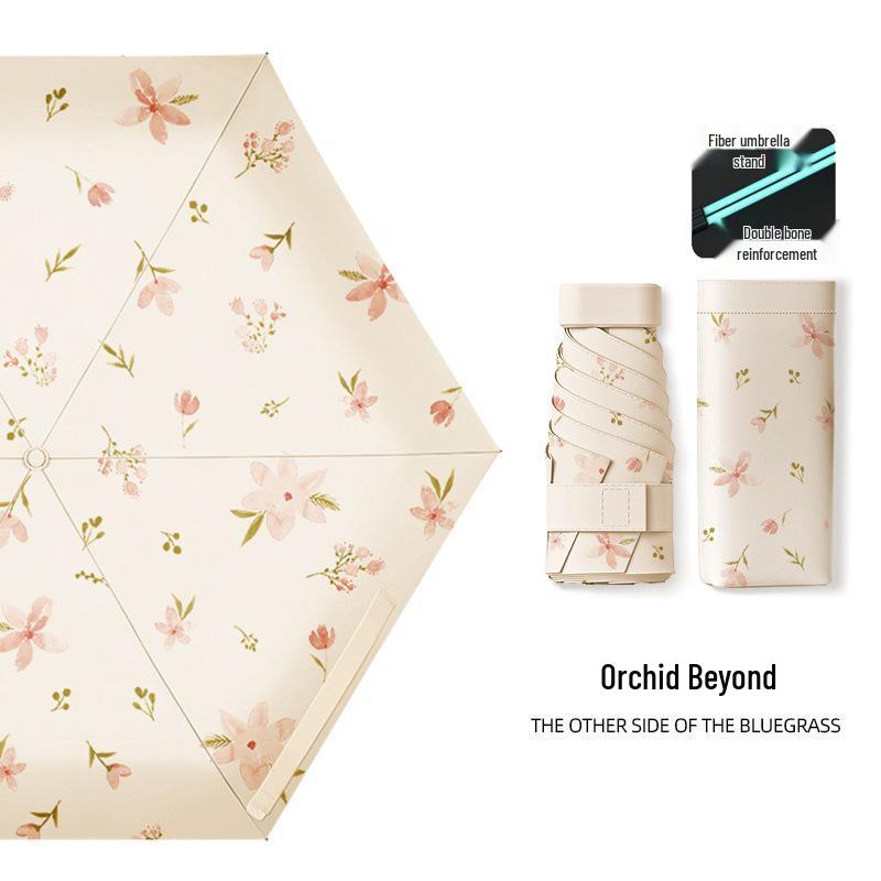 New 16-Rib Windproof UV Protection Folding Umbrella - Large Dual-Use for Sun & Rain