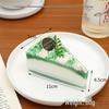 PU Fruit Cake Slice Model - Dessert Cream, Pudding, and French Mousse Display