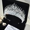 Luxury Bridal Tiara Crown for Wedding Headdress Zircon Crystal Queen Princess Crown for Pageant Women Diadem Party Headpiece