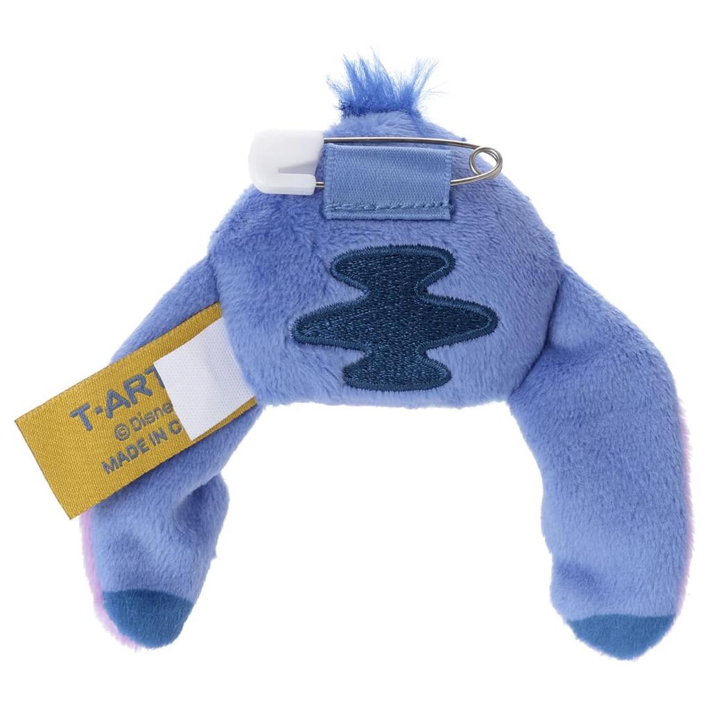 TAKARATOMY A.R.T.S Disney Character Lilo & Stitch Plush Badge Stitch Plush Toy Approximately 10cm Tall