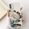 For Oppo A55 4G Case CPH2325 Silicone Cute Cat Fashion Butterfly Flowers Love Painted Cover For Oppo A55 4G Phone Case