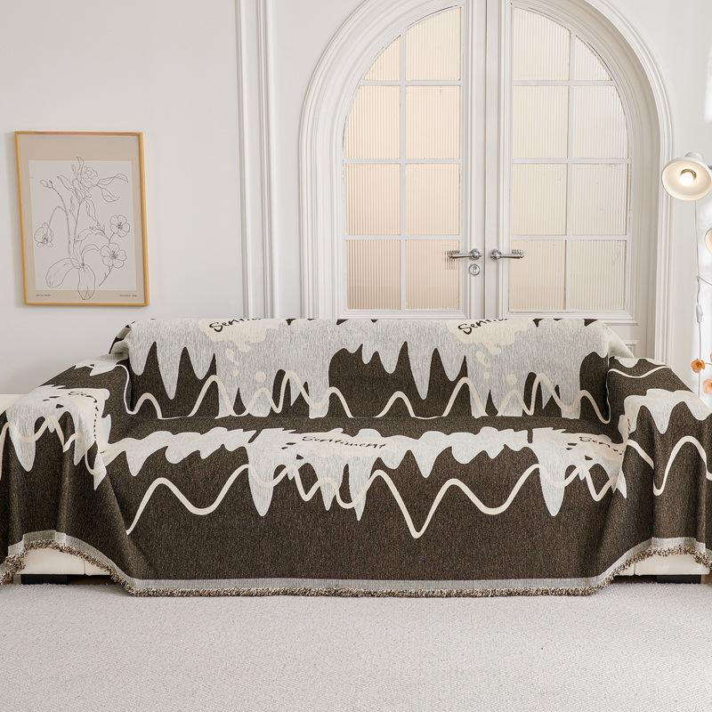 Chenille Sofa Cover Cloth High-End Four Seasons Universal Seat Cushions Anti-Scratching Full Cover Sofa Cover