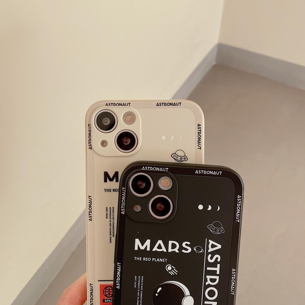 Niedliche Astronauten-Hülle für iPhone 14 13 12 11 Pro MAX XR X SE XS Luxus-Handyhülle iPhone 6 6s 7 8 14 Plus Weiche Silikonhülle