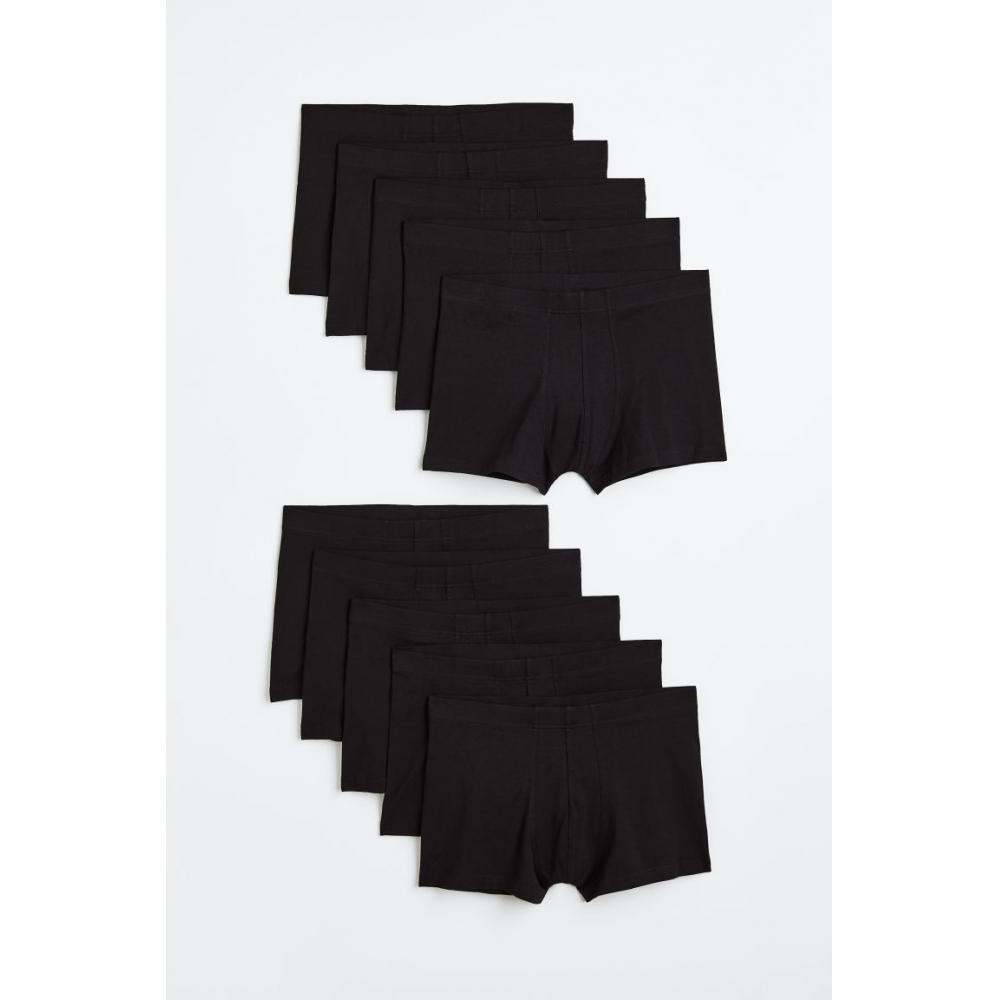 

Комплект из 10 предметов из хлопка HM Short Drose, черный XS