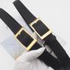 Belt Women'S Rectangle Buckle Jeans Decorative Delivery Belt Women'S