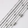 Stainless Steel Bead Ball Chain Bracelet Necklace Kit - DIY Jewelry Accessories