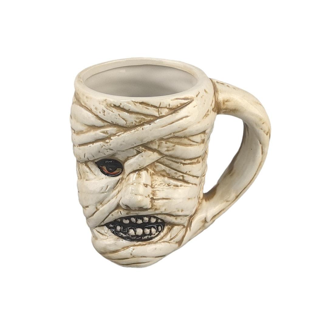 Halloween Mummy Ceramic Mug American Horror Mug Decorative Ornament Creative Ceramic Mug