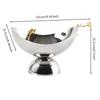 Pedestal Fruit Bowl Gilded Branch Accents Tray Decorative Serving for