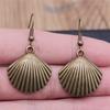 Sea Animal Marine Life Dangle Earring Vintage Shell Dolphin Octopus Squid Turtle Mermaid Shaped Earring For Women Summer Earring