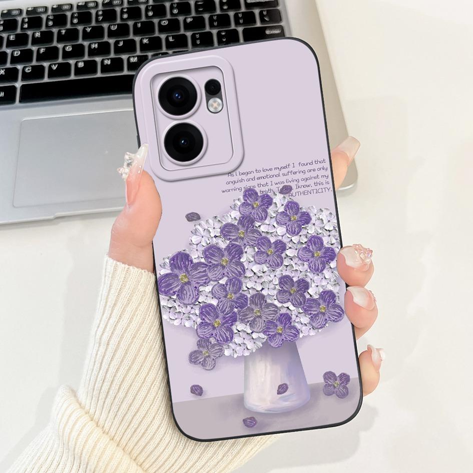 For Oppo Reno 13F 2025 Case Cute Rabbit Panda Flower Soft Silicone Shockproof Cover For OPPO Reno13 FS Fundas RENO13F Phone Case