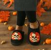 Fashion House Fuzzy Slipper Men Male Ghost Face Blue Evil Eye Home Shoes Plush Winter Warm Indoor Floor Non Slip Women Female Halloween