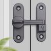90/180 Degree Barn Door Lock Zinc Alloy Flip Safety Door Lock Antitheft Buckle Door Bolt Safety Sliding Barn Door Lock