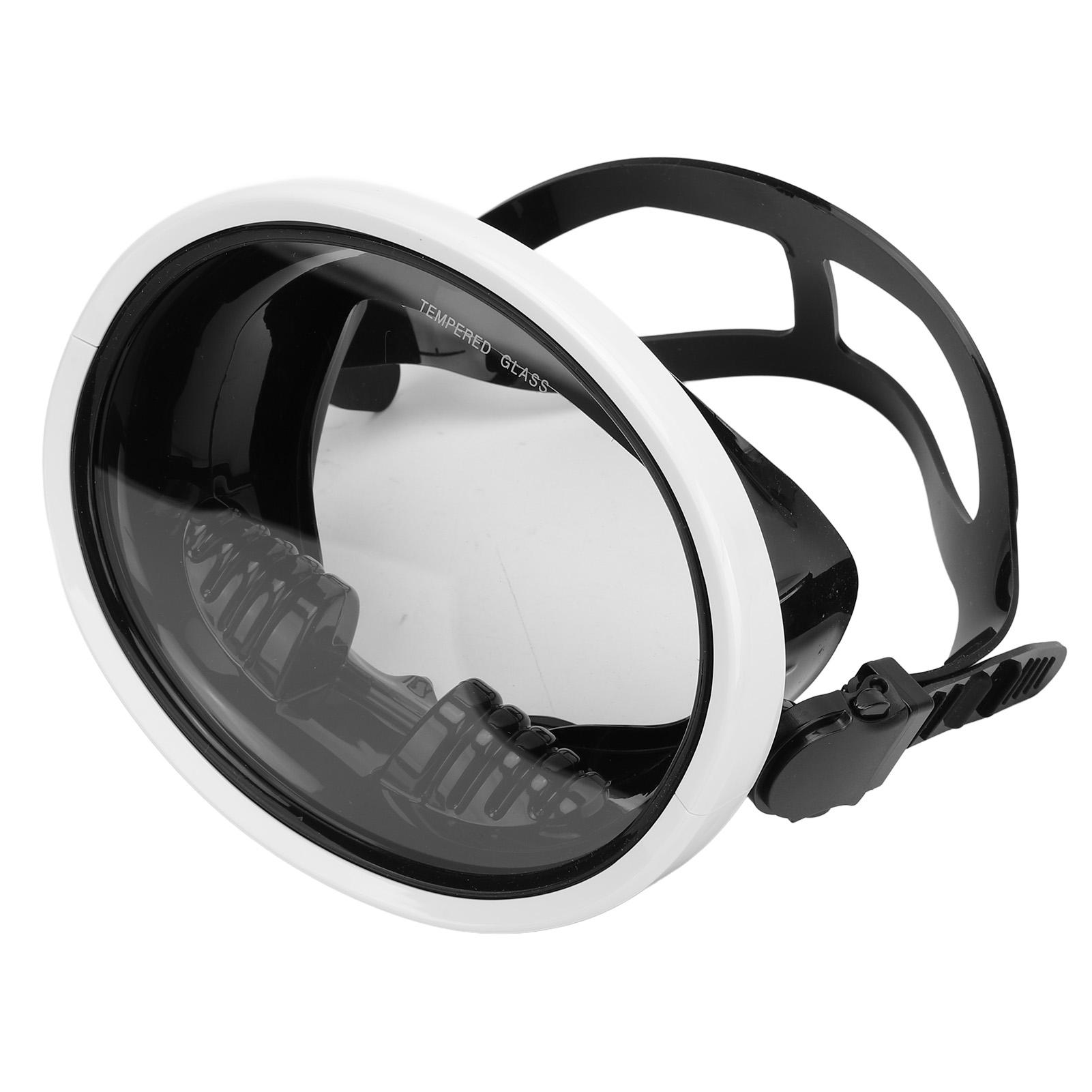 Universal Diving Goggles Tempered Glass Lens Waterproof HD 180 Degree Panoramic Field Of View Snorkeling Silicone Diving Goggles