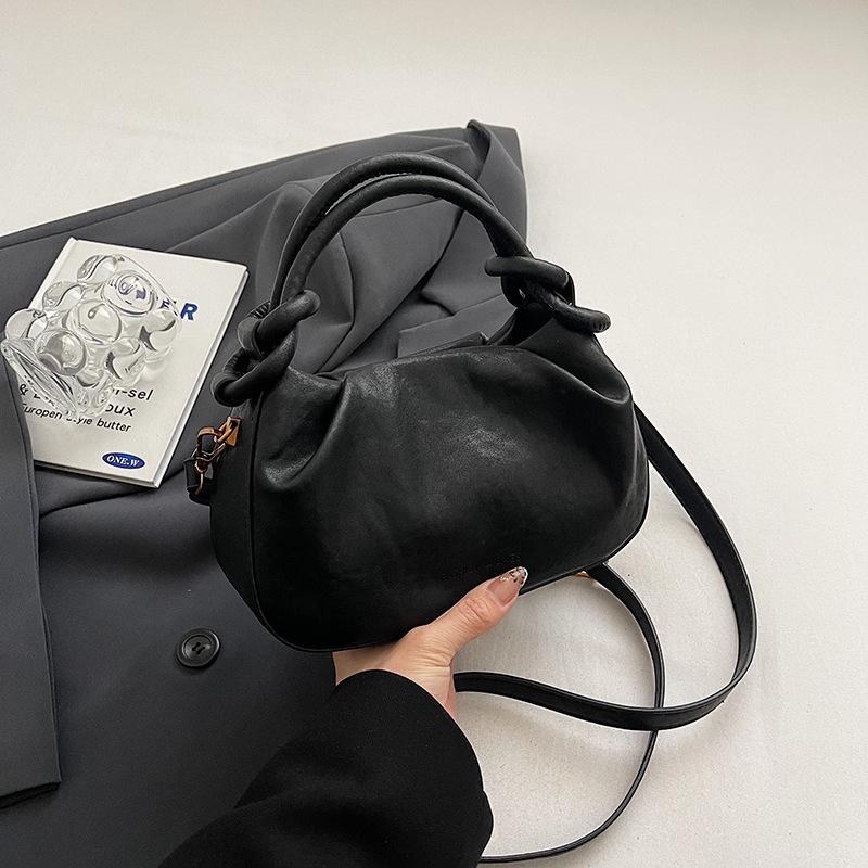 Geantă de mână Cloud Plisată Texturată Primăvară/Vară 2025 - Geantă Elegantă de Damă cu Un Singur Umăr și Crossbody