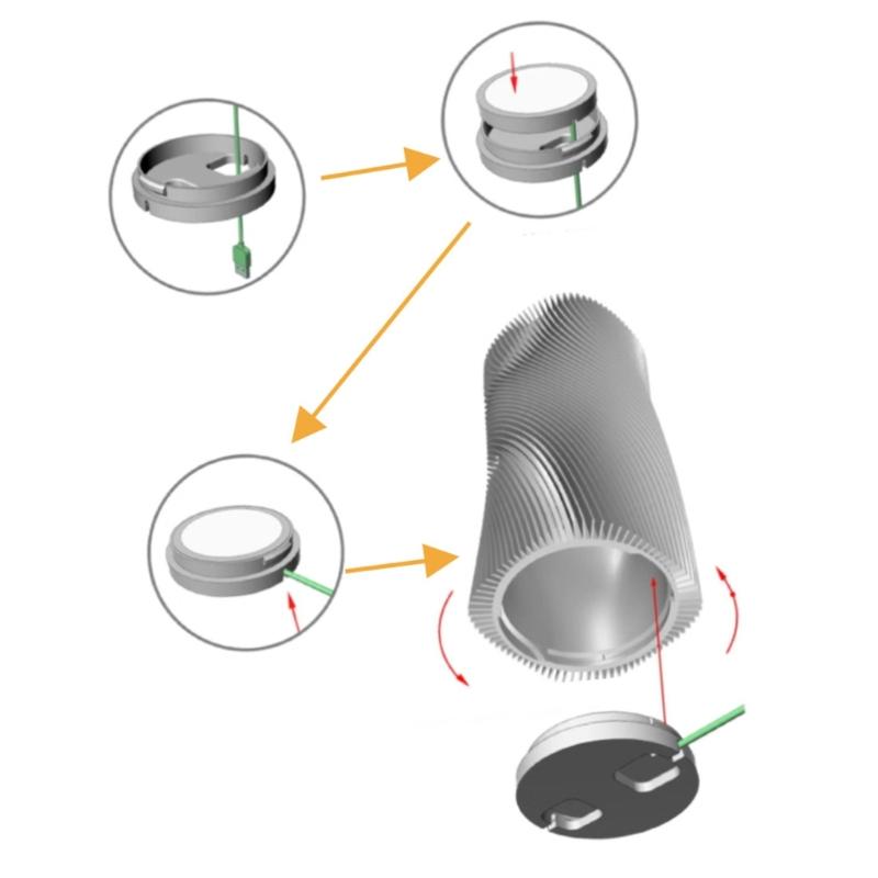 Led Lamp Kit For Lab 3D Printing DIY Lamp Kit Diy Model LED Light 3D Printed LED Night Light Kit for Home Decorations