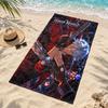 Devil May Cry Custom Name Beach towels also serve as bath towels summer essential a musthave for the outdoors the beach and the pool