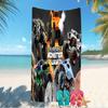 Customizable personalized beach towels Monster Jam themed designs.Suitable for the beach, yoga, sports;ideal as beach accessories