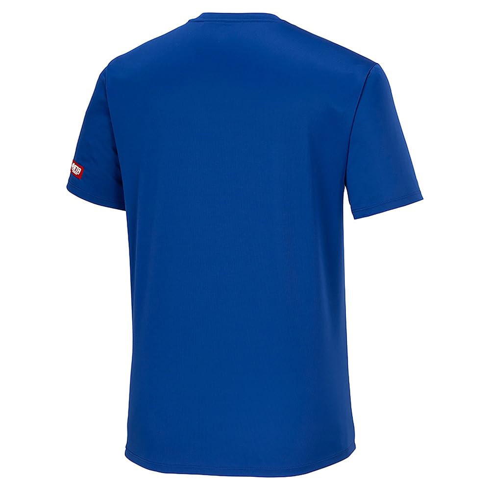 Mizuno Table Tennis Game Short JTTA Surf Size 2XL Shirt, Sleeve, Certified, Moisture-Wicking, Quick-Drying, Unisex, 82JAB111, Blue,